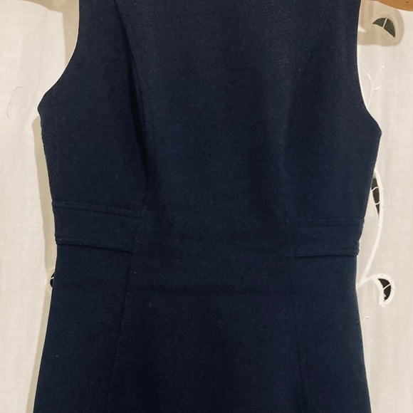 Elegant, Elie Tahari, Navy and White, Dress, Knee/Below Knee, Size 0 - Picture 6 of 10